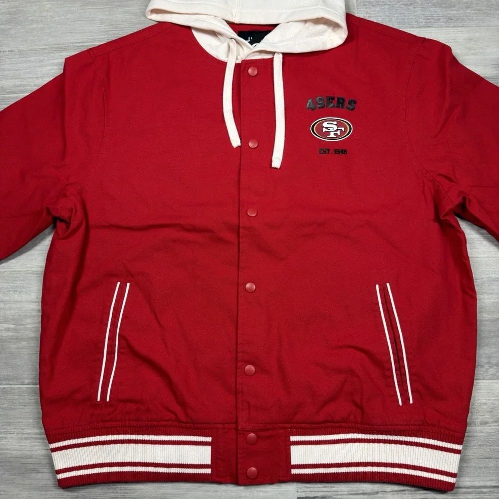 Darius Rucker Collection x Fanatics SF 49ers Full-Snap Hoodie Jacket – Size XL - Picture 5 of 11